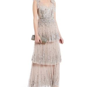 Gianni Bini Skyler mesh sequin gown